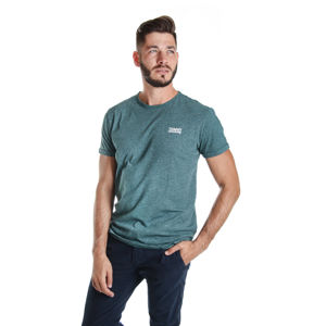 Tommy Hilfiger pánské tmavě zelené melírované tričko Modern - S (CA4)